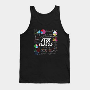 Square Root Of 169 13th Birthday 13 Year Old Tank Top